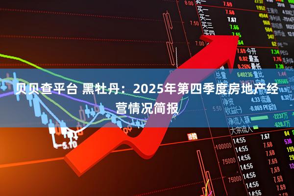 贝贝查平台 黑牡丹：2025年第四季度房地产经营情况简报